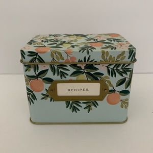 Rifle Paper Co. Citrus Floral Recipe Box & Cards